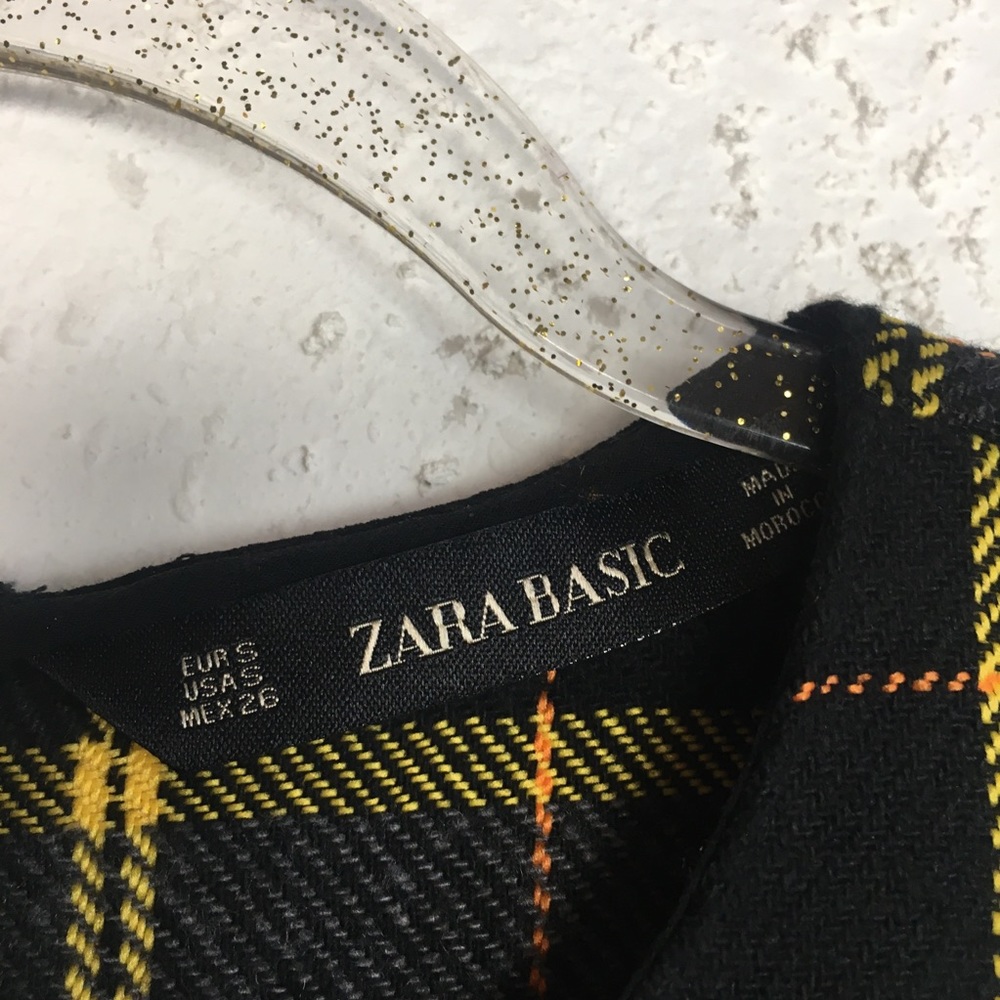 Zara Basic NWT Plaid Tarfan Check Top Size Small - Picture 6 of 7
